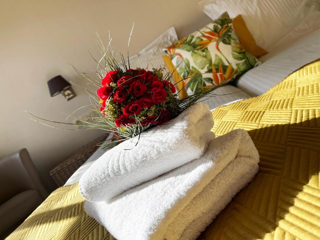 Posezení v ubytování Hotel het Elsland