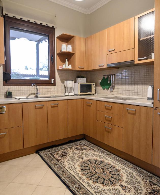 Kuchyň nebo kuchyňský kout v ubytování Villa Belvedere