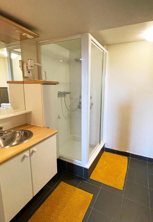 Kuchyň nebo kuchyňský kout v ubytování Hotel het Elsland