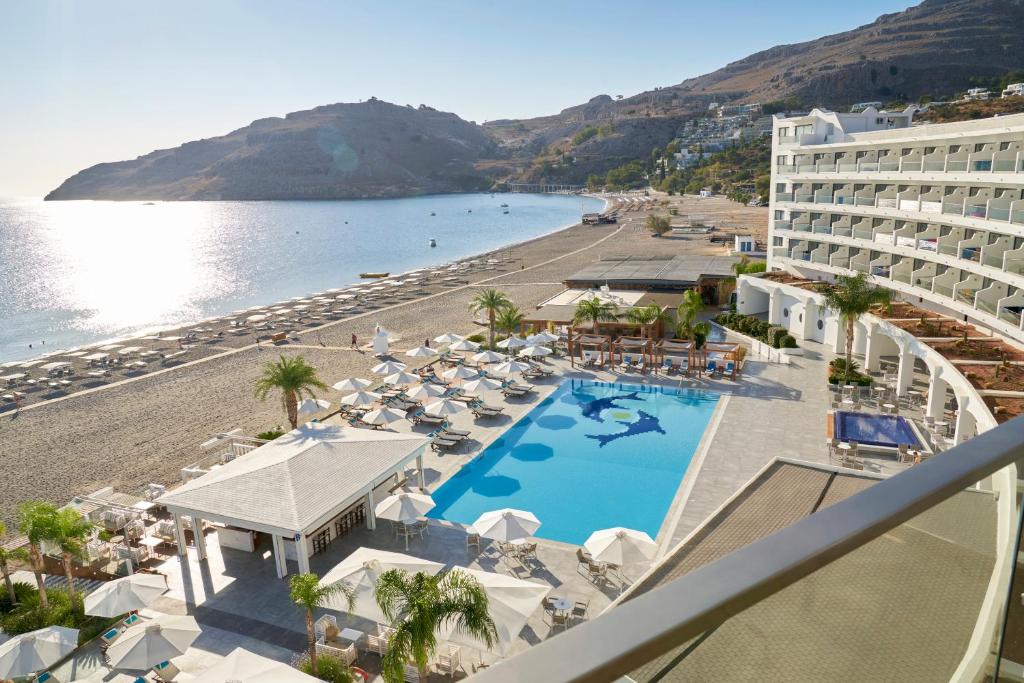 Lindos Bay Hotel 부지 내 또는 인근 수영장 전경