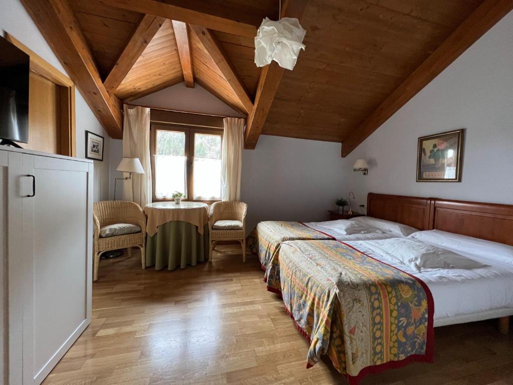 Postel nebo postele na pokoji v ubytování Hostal Rural Salazar