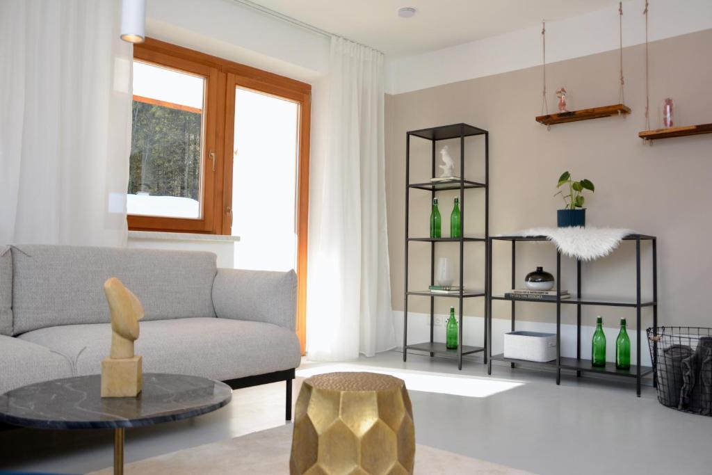 Posezení v ubytování Freien Living Angerberg