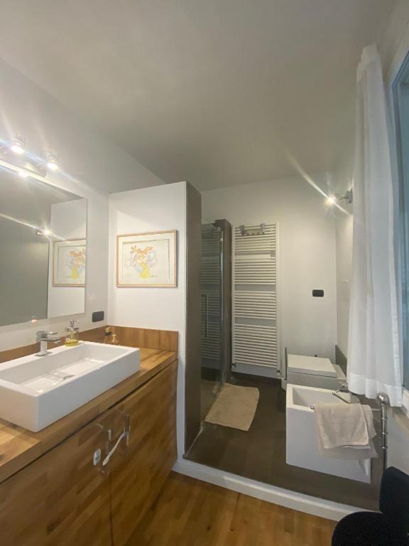 Koupelna v ubytování CASA SANDRA
