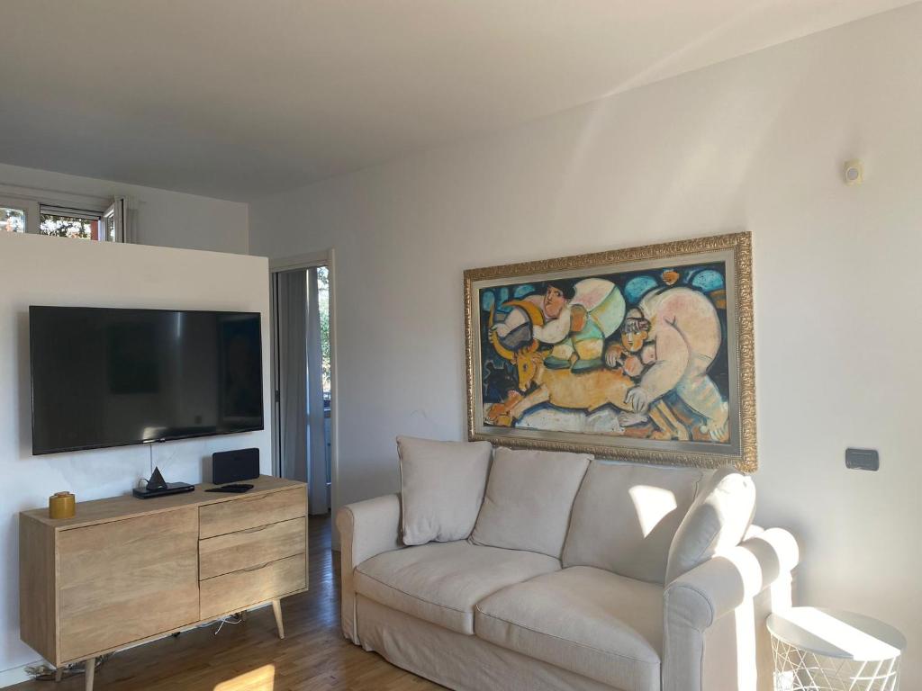Posezení v ubytování CASA SANDRA