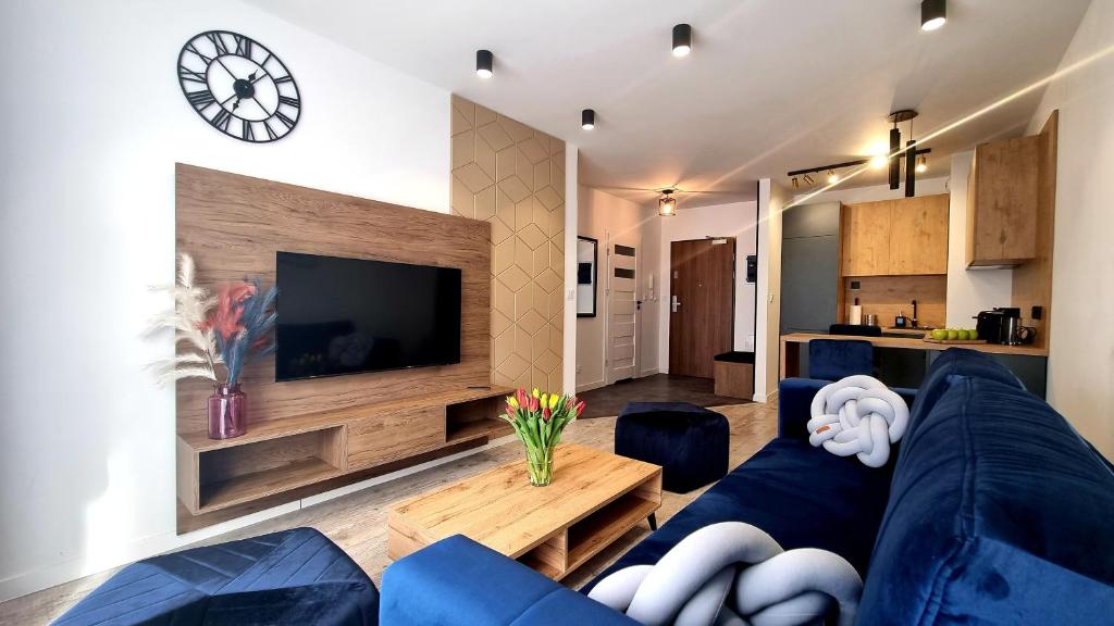 Kuchyňa alebo kuchynka v ubytovaní NOOK NOOK Apartments Bytkowska 103