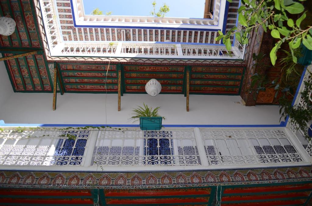 Un balcón o terraza de Riad Hôtel Essaouira