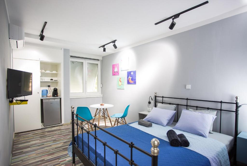 Posteľ alebo postele v izbe v ubytovaní Malena rooms