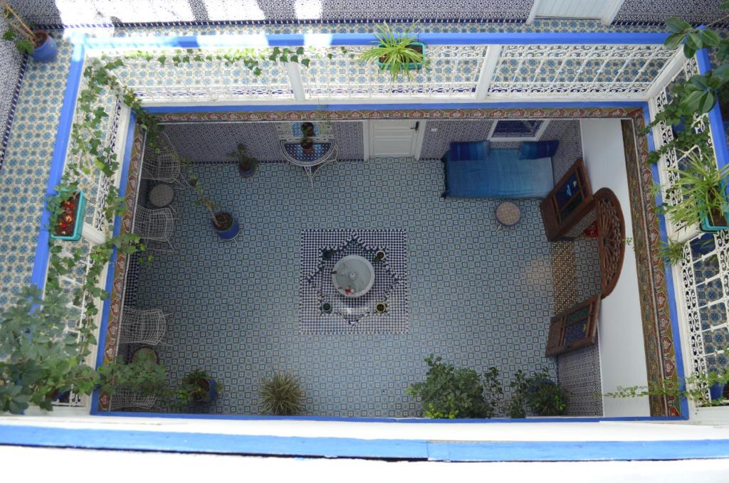 Un balcón o terraza de Riad Hôtel Essaouira