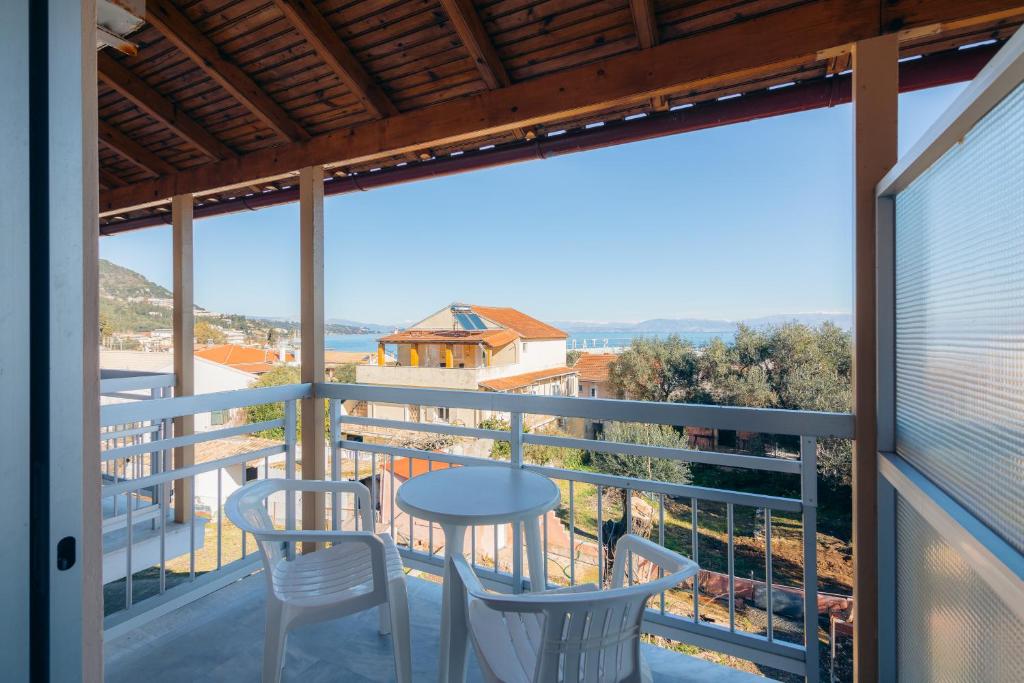 Balkón nebo terasa v ubytování Corfu Star Apartments