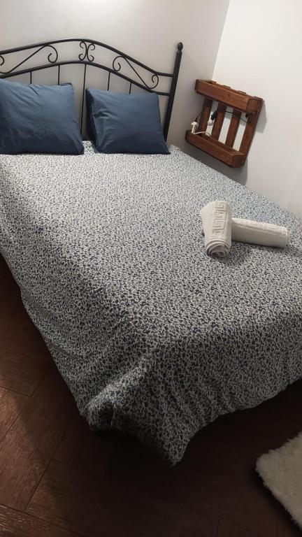 Łóżko lub łóżka w pokoju w obiekcie Apartamento Rural Bella Vista