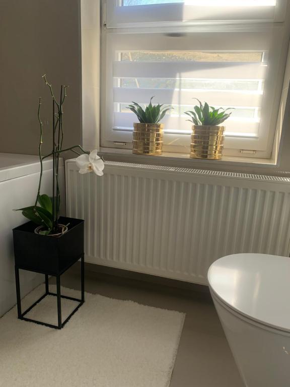 Kúpeľňa v ubytovaní D&V Apartman