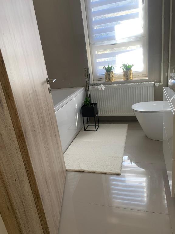 Kúpeľňa v ubytovaní D&V Apartman