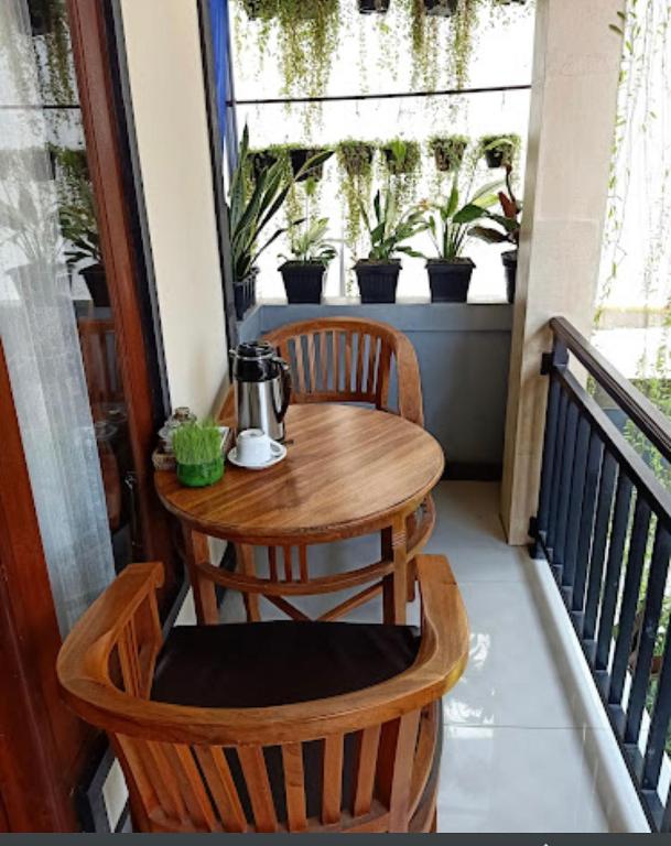 Balkón nebo terasa v ubytování Deko House