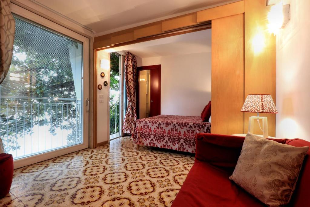 Posezení v ubytování Due Relais - Panoramic Sea View Suites