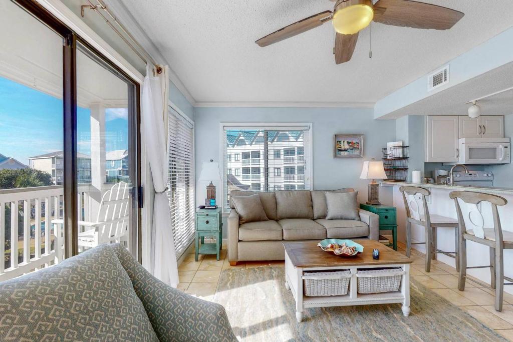 Χώρος καθιστικού στο Gulf Shores Plantation West 1254