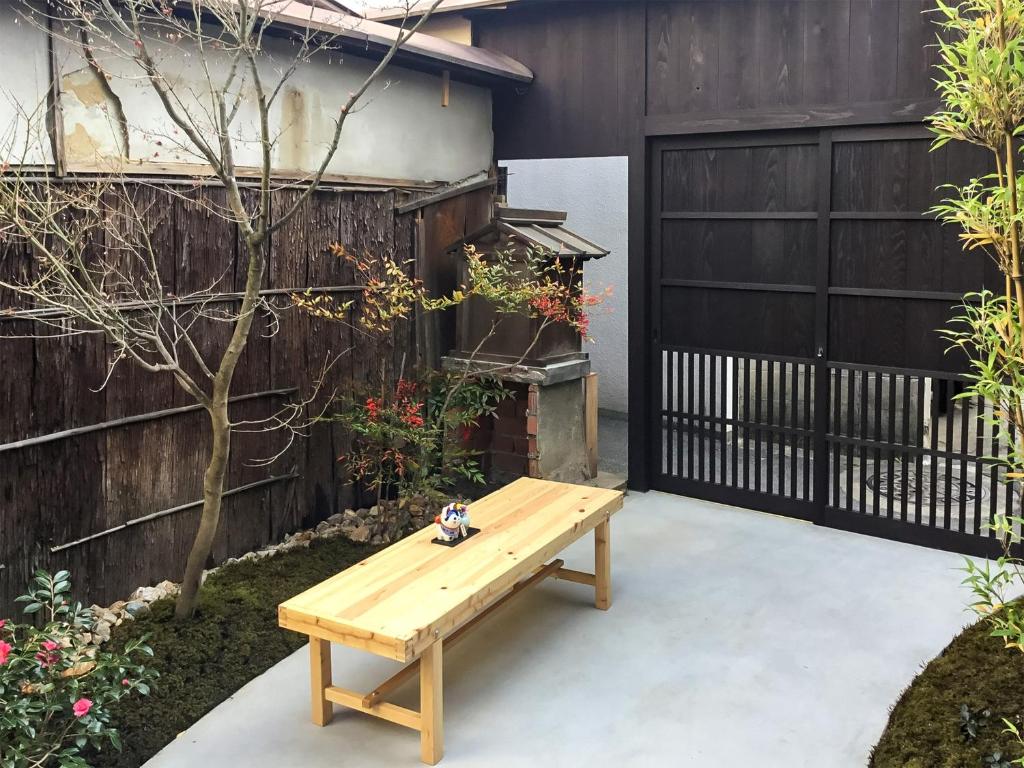 Zahrada ubytování Ryokan Tanoya