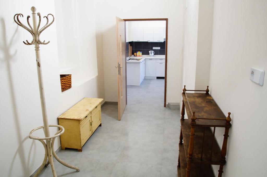 Kuchyň nebo kuchyňský kout v ubytování Apartment Porta