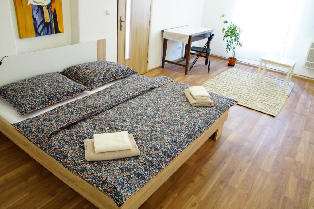 Postel nebo postele na pokoji v ubytování Apartment Porta