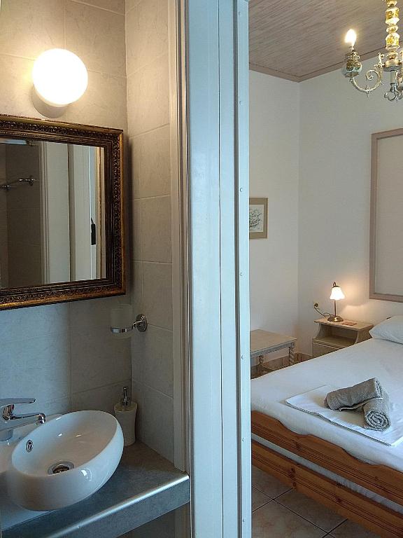 Kúpeľňa v ubytovaní Pension Filitsa