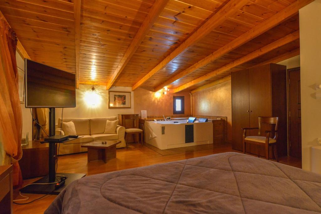Posezení v ubytování Hotel Chris