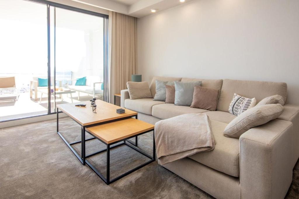 Posezení v ubytování Luxury apartment stunning seaview BS 3104