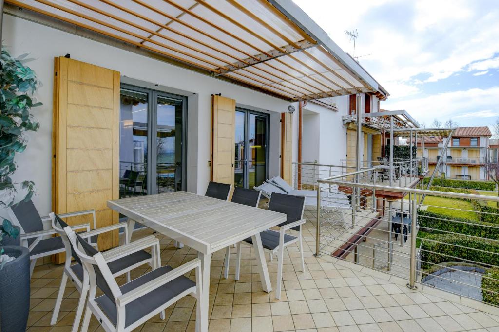Balkon lub taras w obiekcie Borgo Gasparina Family Apartments
