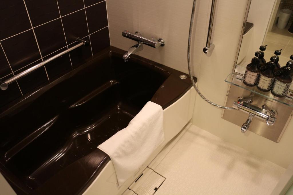 Koupelna v ubytování Hotel Sunplaza Osaka Sakai Annex