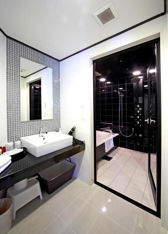 Koupelna v ubytování Hotel Sunplaza Osaka Sakai Annex