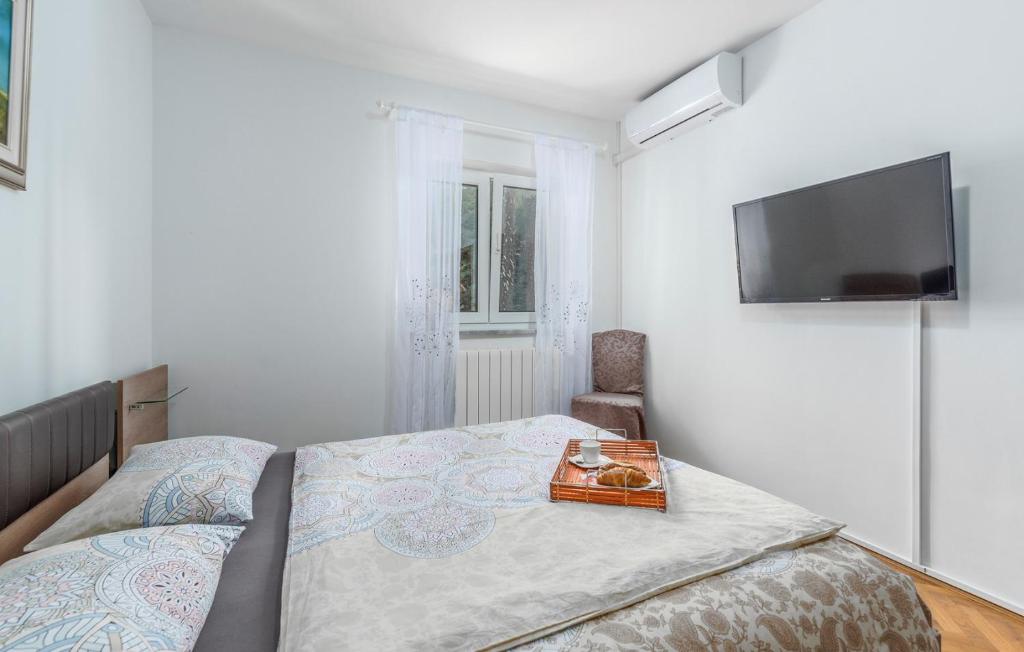 Posteľ alebo postele v izbe v ubytovaní Villa Vallis Aurea for max 10 Persons with pool Kukci Poreč