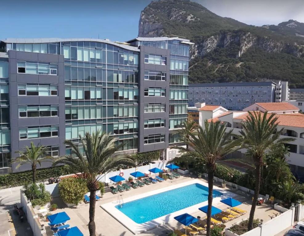Ocean Village  with pool and Rock of Gibraltar views