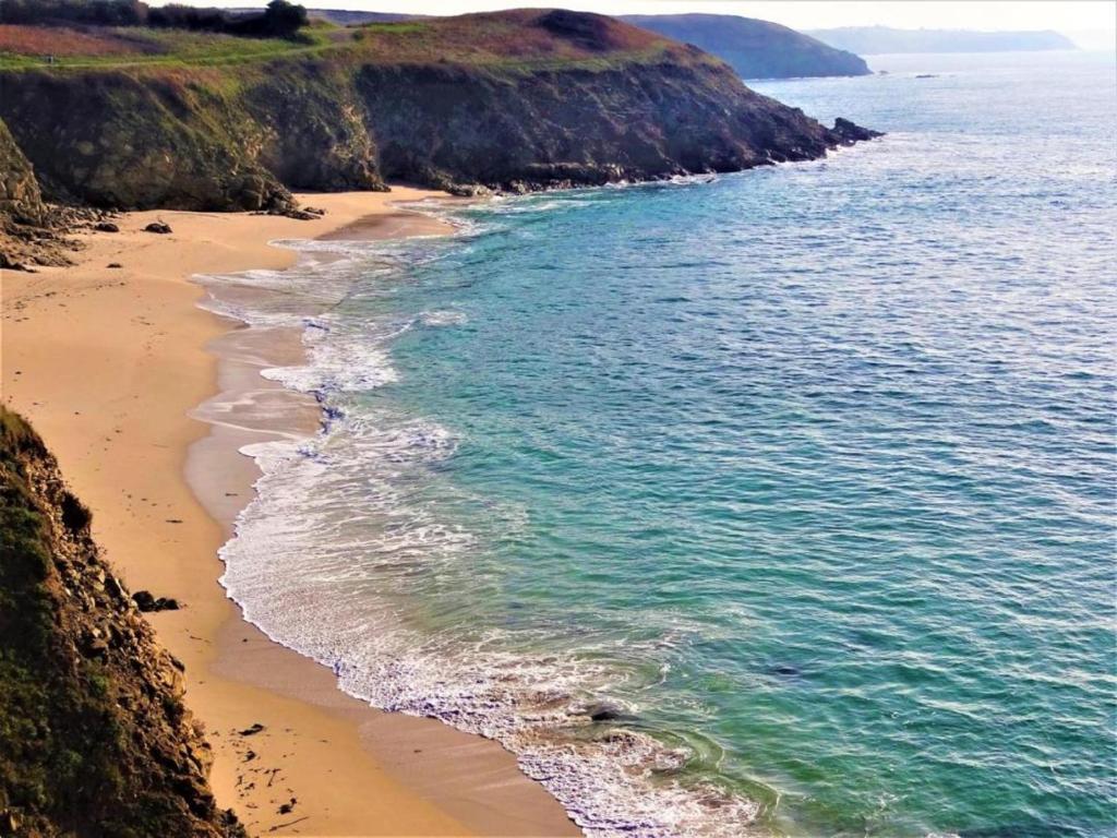 Uma praia perto da casa de temporada