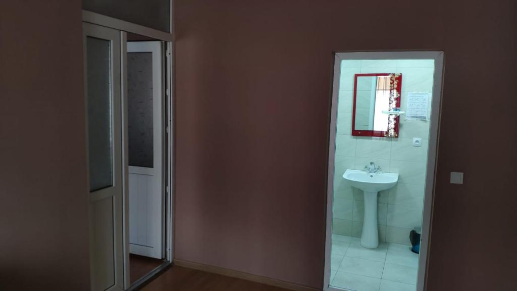 Koupelna v ubytování Ideal