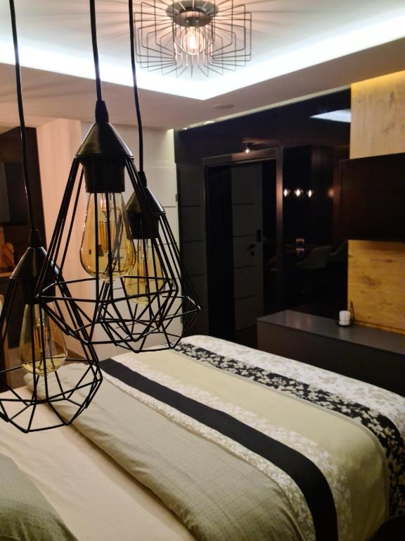 Postel nebo postele na pokoji v ubytování Spa Intimo Doboj