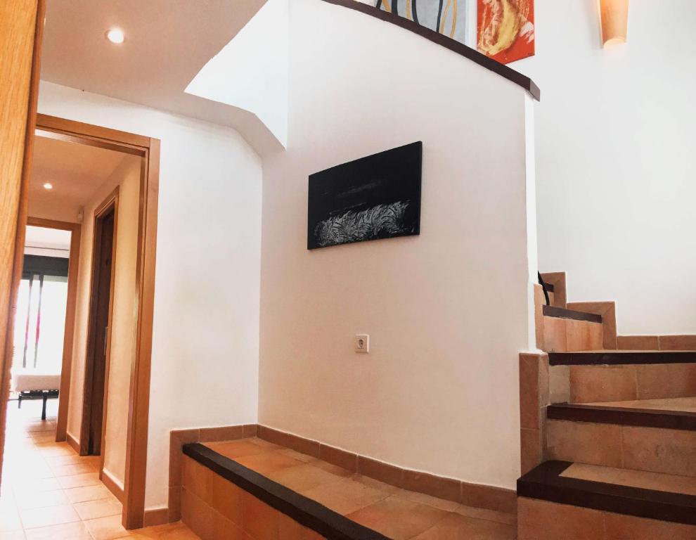 Telewizja i/lub zestaw kina domowego w obiekcie Casa Indalo - Resort Macenas Mojacar