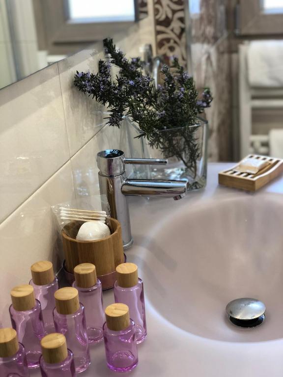 Koupelna v ubytování ZEROstuni suite apartment