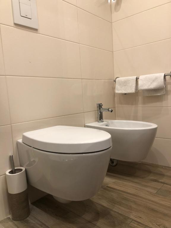 Koupelna v ubytování ZEROstuni suite apartment