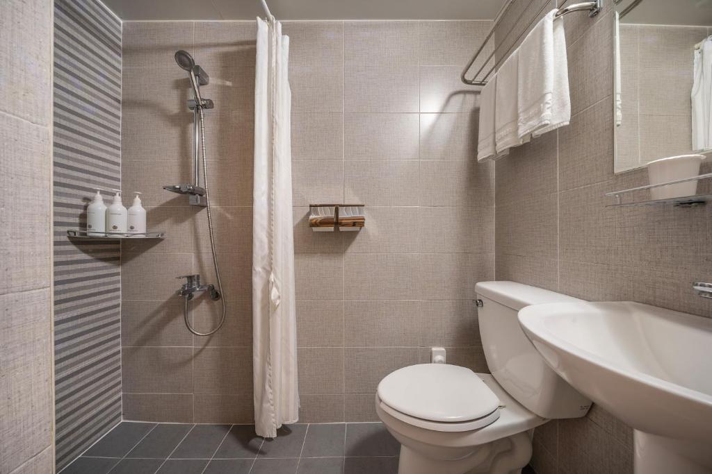 Koupelna v ubytování Hotel Rest Seogwipo