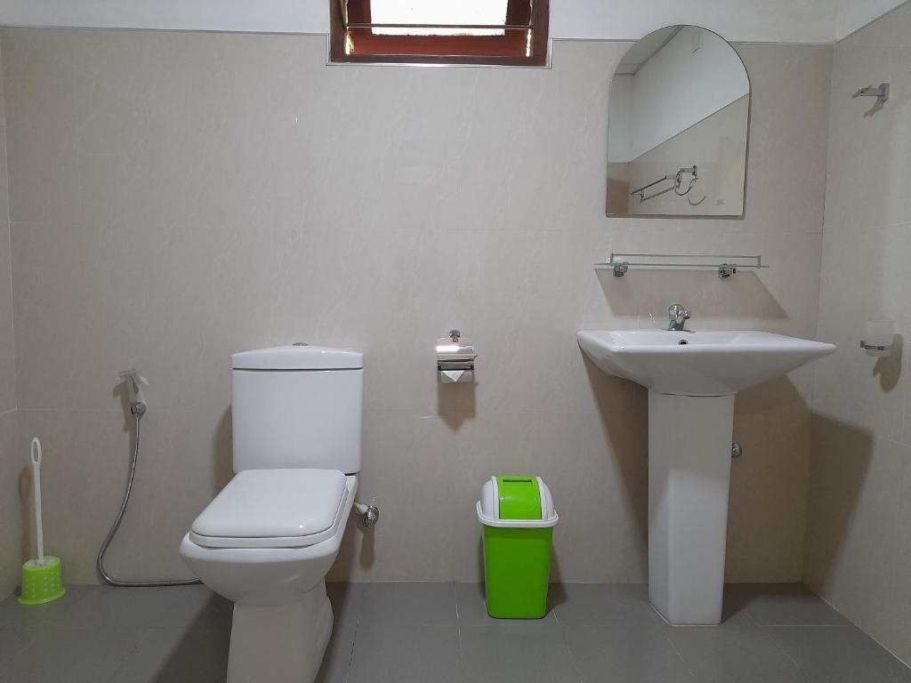 Koupelna v ubytování Sigiri Jungle Villa