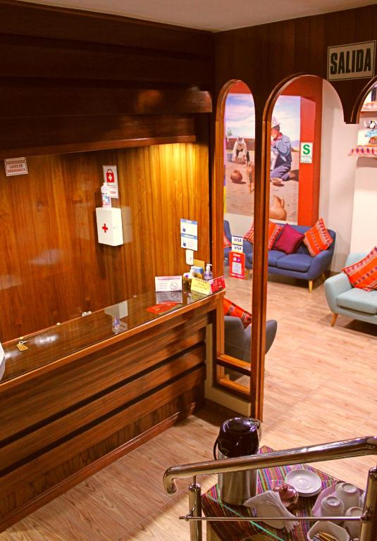 Posezení v ubytování Pukantu Hostal