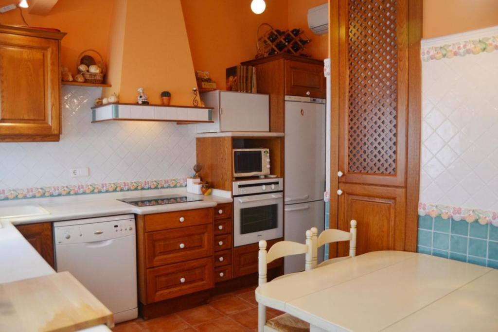 Kuchyň nebo kuchyňský kout v ubytování Valencia Green Penthouse