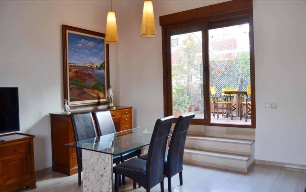 Posezení v ubytování Valencia Green Penthouse