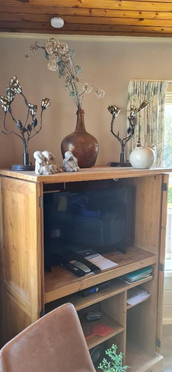 TV a/nebo společenská místnost v ubytování Bungalow Belle Vue - Camping International - Bomal - Durbuy