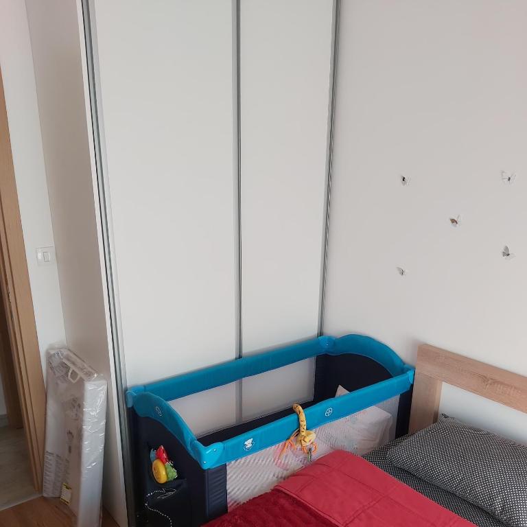 Postel nebo postele na pokoji v ubytování Apartman Miss T