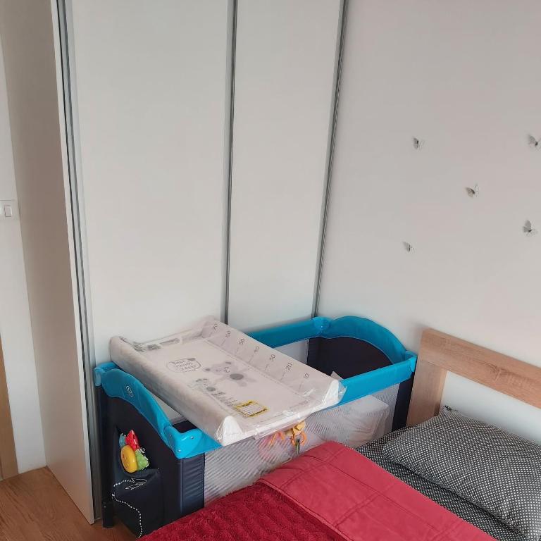 Postel nebo postele na pokoji v ubytování Apartman Miss T