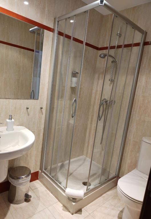Kúpeľňa v ubytovaní Hotel Cuéntame