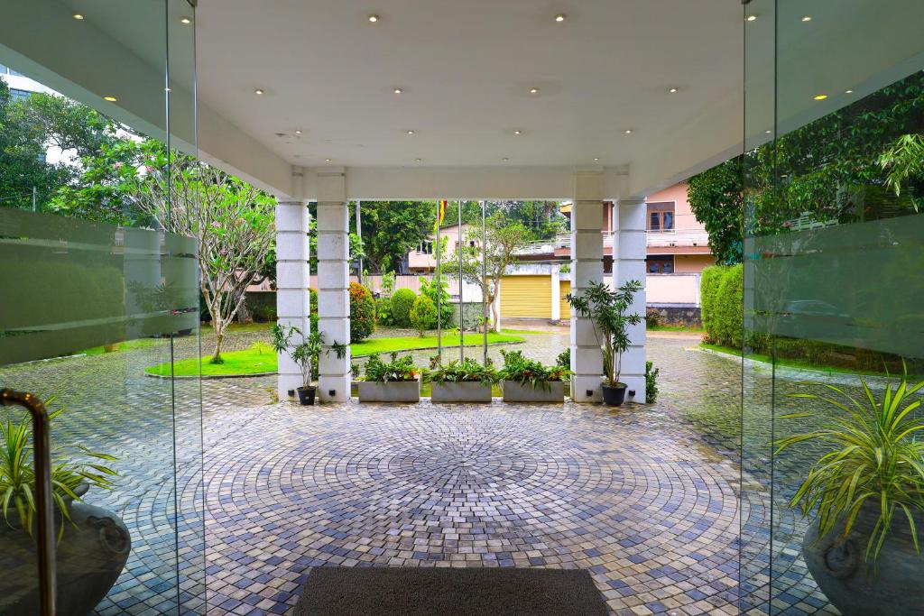 Zahrada ubytování Hotel Ganthera Kandy