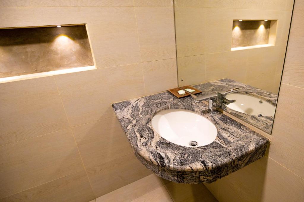 Koupelna v ubytování Hotel Ganthera Kandy