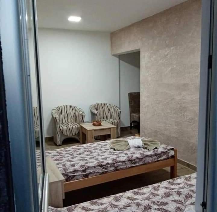 Voodi või voodid majutusasutuse Apartman Oreol toas