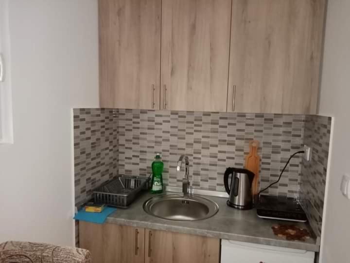 Köök või kööginurk majutusasutuses Apartman Oreol