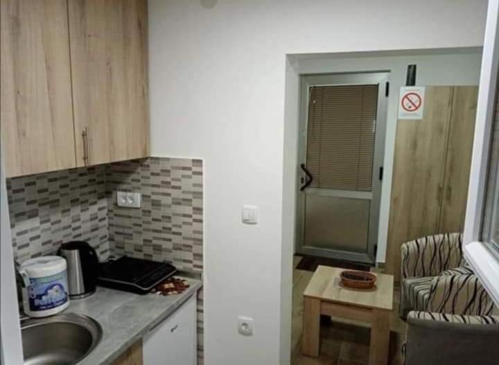 Köök või kööginurk majutusasutuses Apartman Oreol